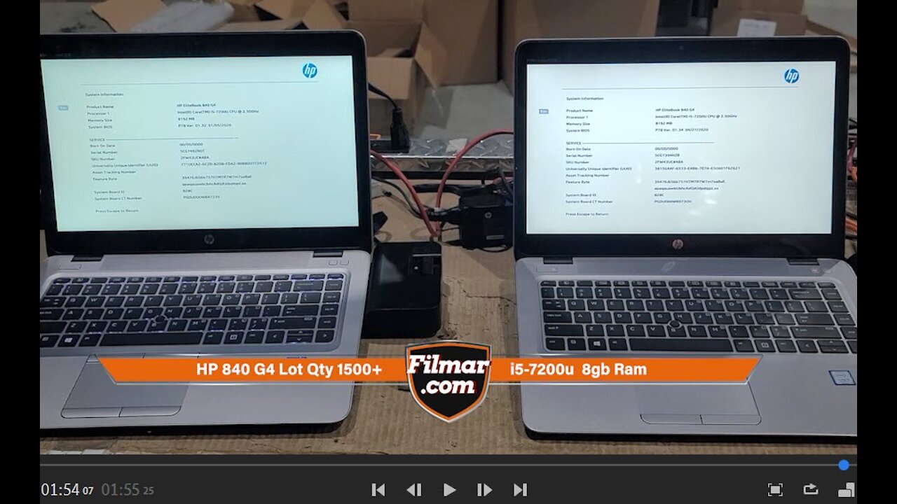 HP 840 g4 video lot review and inspection