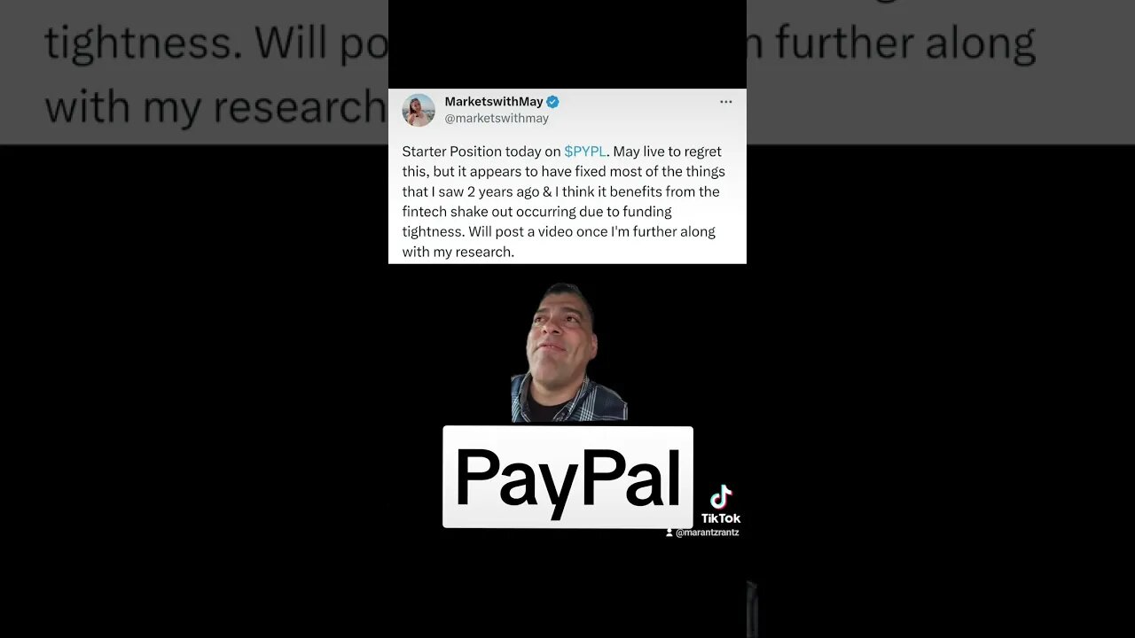 PayPal- @MarketswithMay