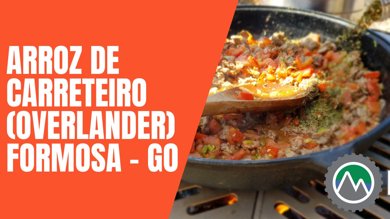 Arroz de carreteiro ( overlander ) na rampa de voo livre em Formosa - GO