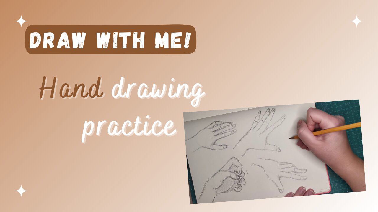 Draw With Me! #1 - Hand drawing practice