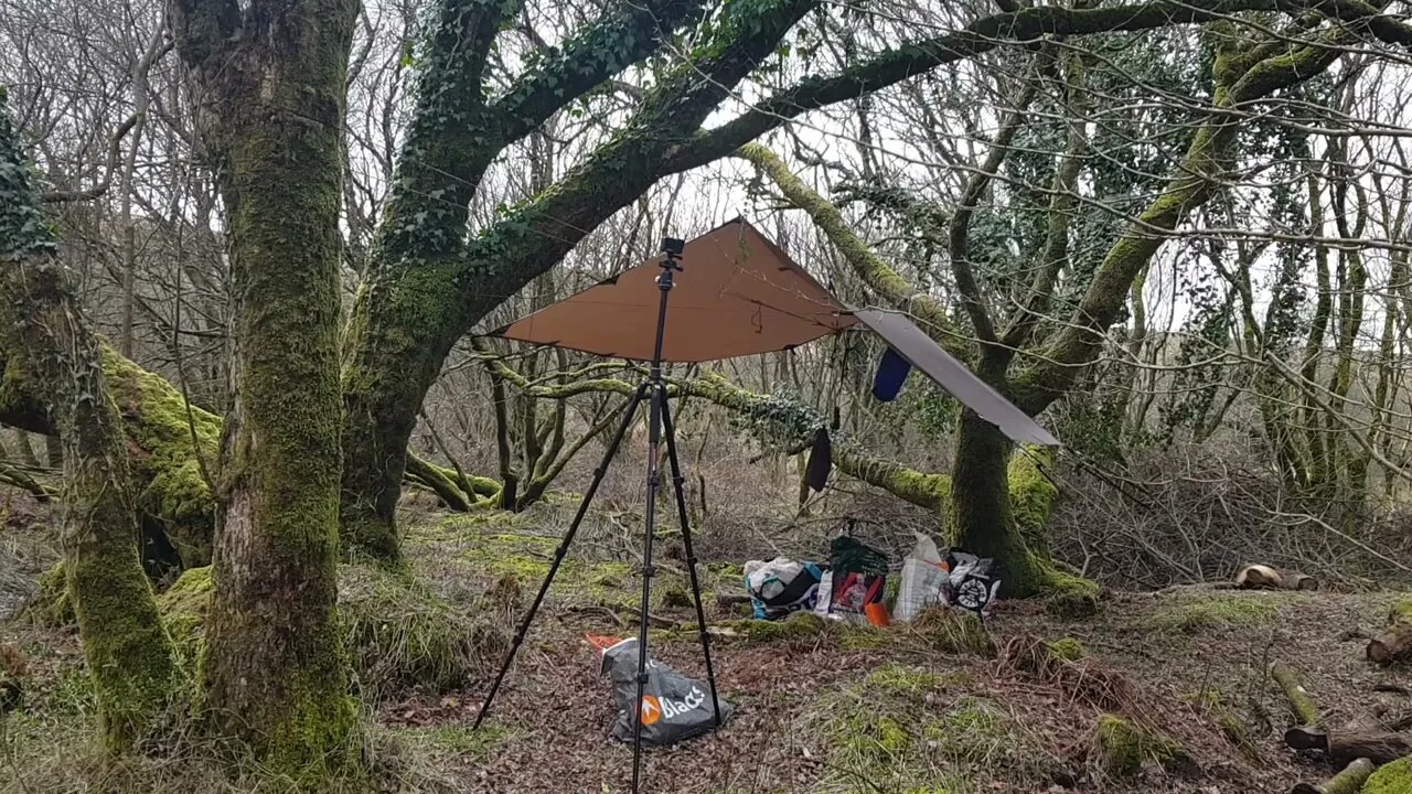 DD hammocks 3x3 tarp.. Dartmoor 26th March 2023