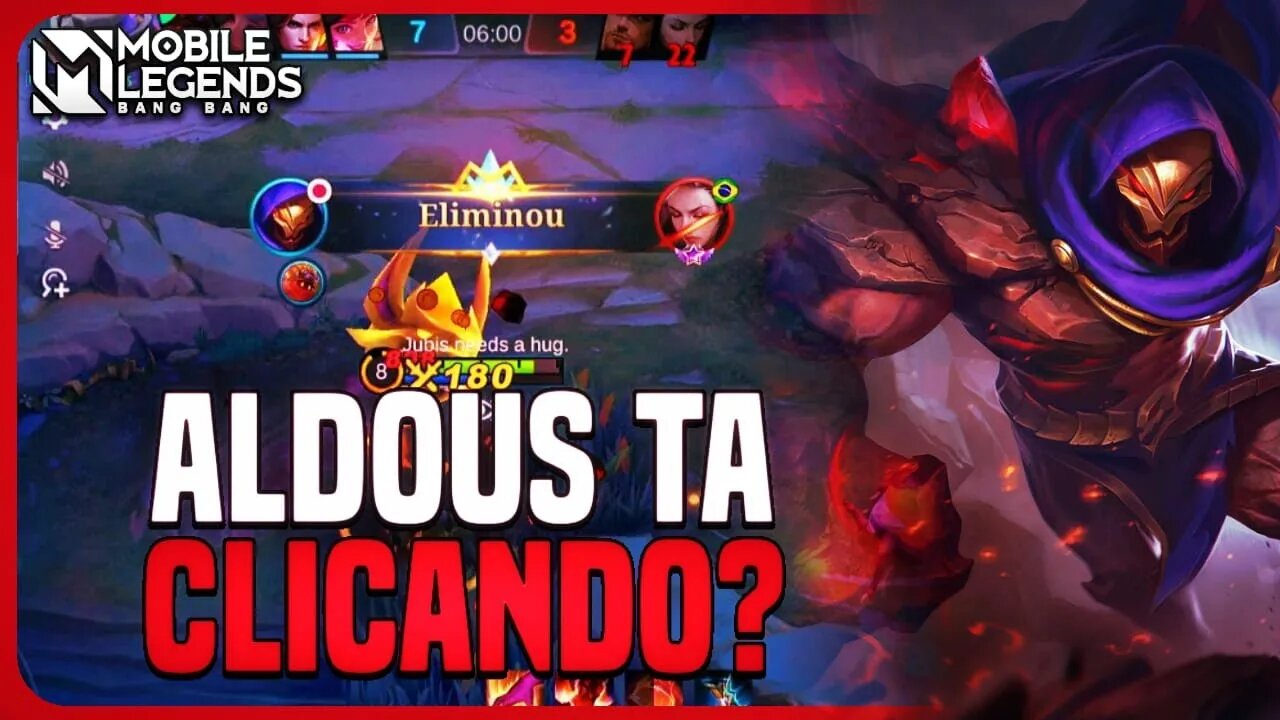 ALDOUS TA CLICANDO NO META ATUAL? TESTEI NESSE VÍDEO | MLBB