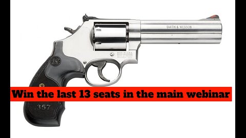 S&W 686 PLUS 357 MINI FOR THE LAST 13 SEATS IN THE MAIN WEBINAR