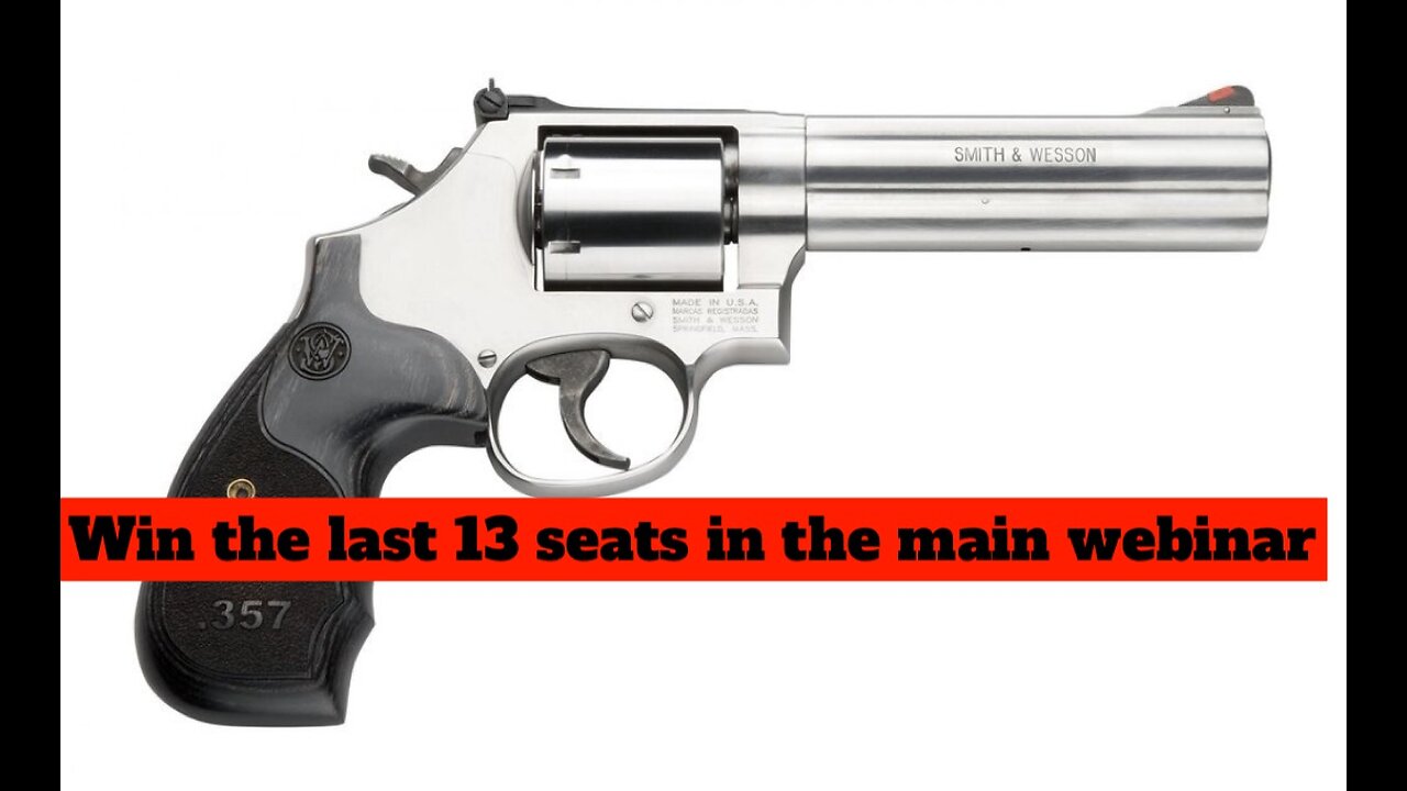 S&W 686 PLUS 357 MINI FOR THE LAST 13 SEATS IN THE MAIN WEBINAR
