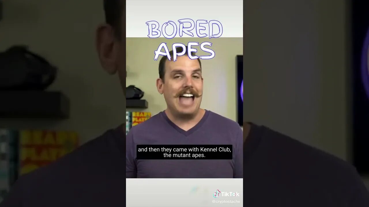 BORED APE YACHT CLUB 🐒 #apecoin #boredape #ecosystem #stache