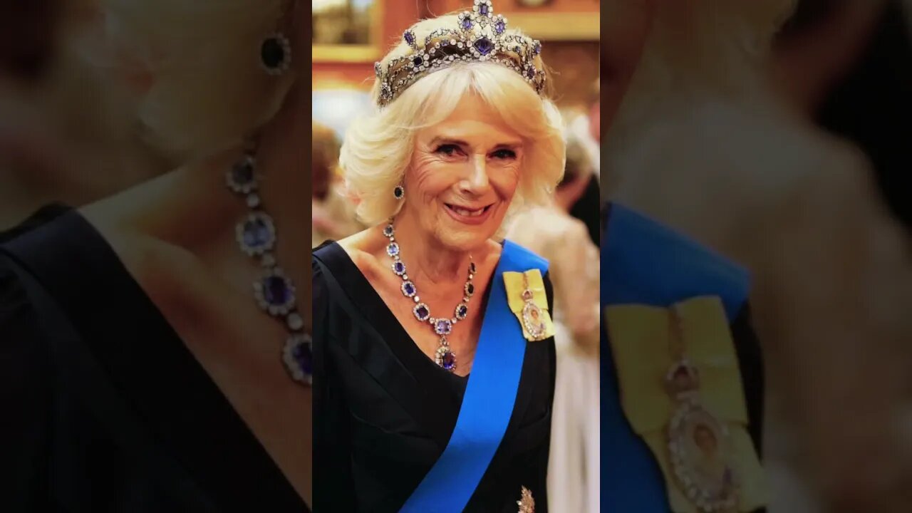 Why are people FURIOUS over Queen Camilla's Diamond Crown? #shorts