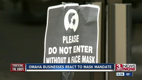 Omaha businesses react to mask mandate