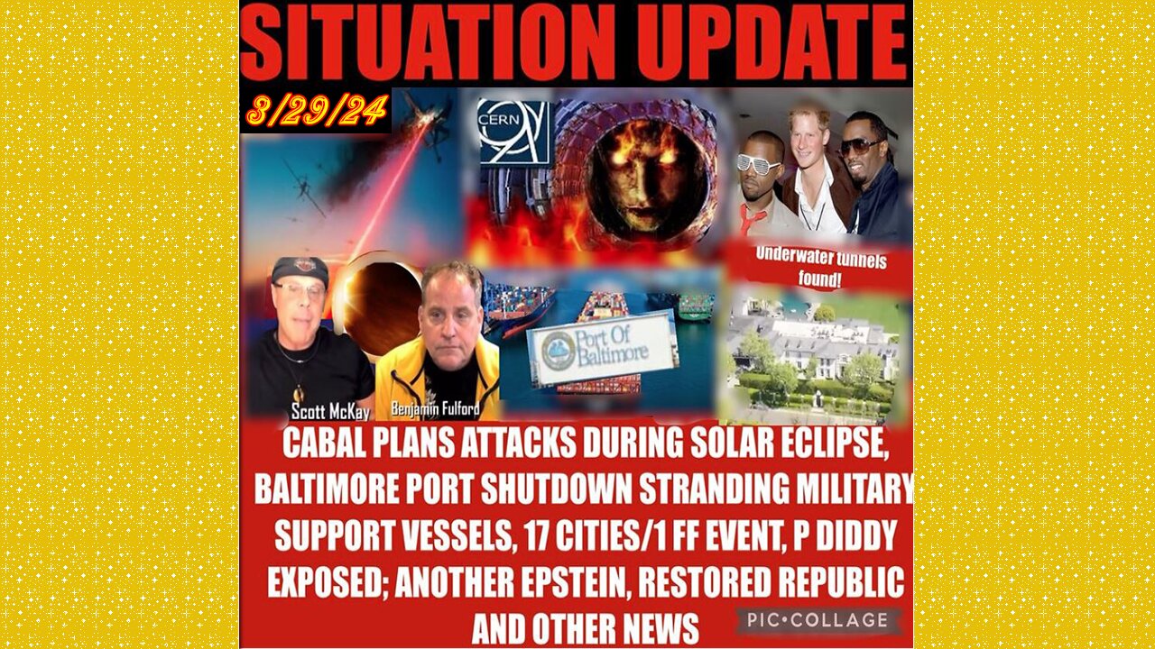 SITUATION UPDATE 3/29/24 - Covid-19/Jabs/Plan-Demics, Global Financial Crises,Cabal/Deep State Mafia