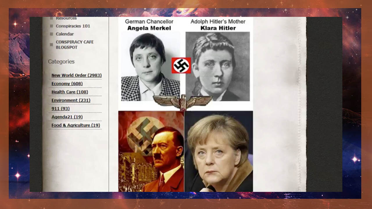 MERKEL IS HITLER'S DAUGHTER AND BOTH OF THEM ARE ROTHSCHILDS...