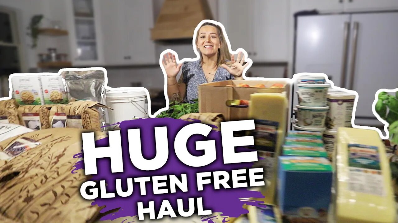 Large family GLUTEN FREE AZURE GROCERY HAUL 2023