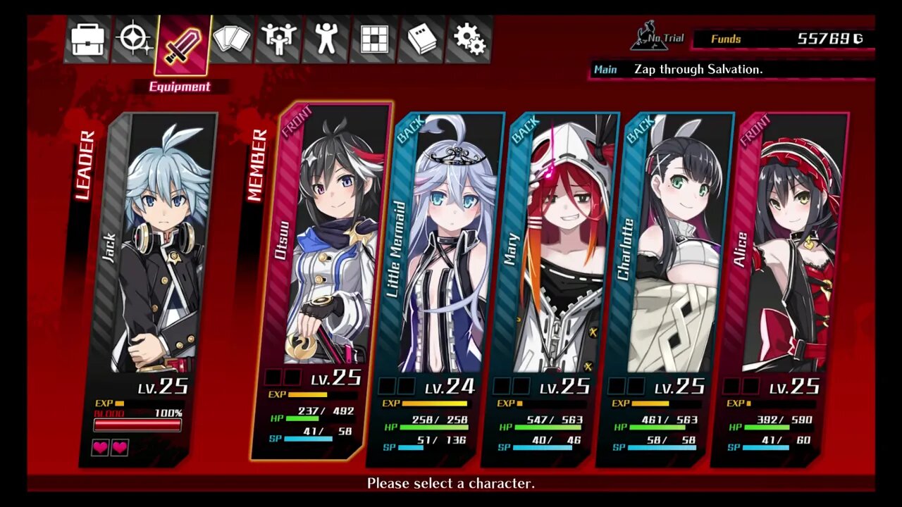 Mary Skelter Finale (Switch) - Fear Mode - Part 50: Salvation Tower 2nd Floor (2/4)