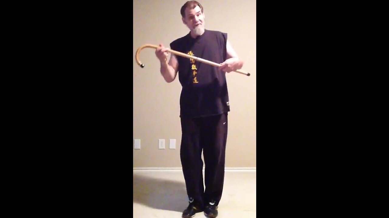 JKD Sifu Mike Goldberg Demonstrates Some Basic Walking Cane Strikes