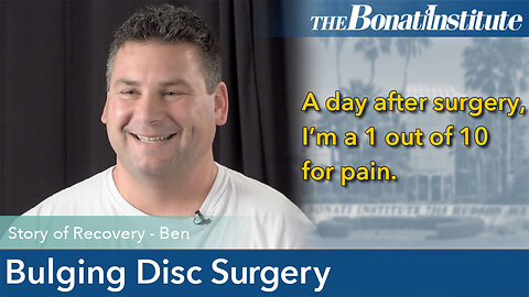 I Tried Bulging Disc Surgery and Here's What Happened