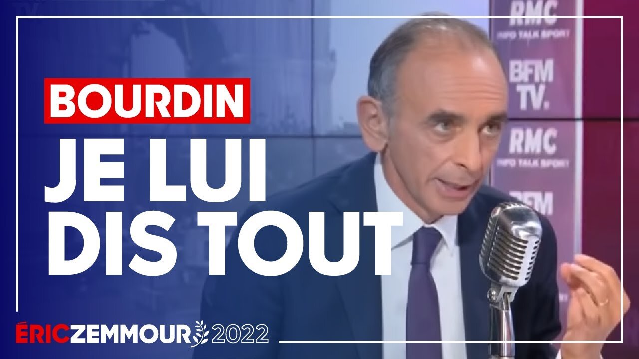 Eric Zemmour chez Jean-Jacques Bourdin