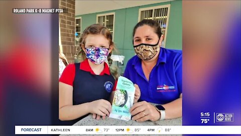 Tampa 2nd-grader develops vegetarian school lunch menu