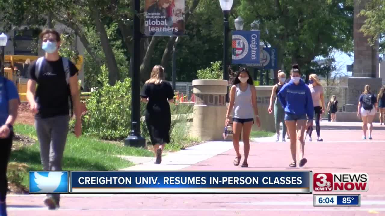 Creighton Univ. Resumes In-Person Classes