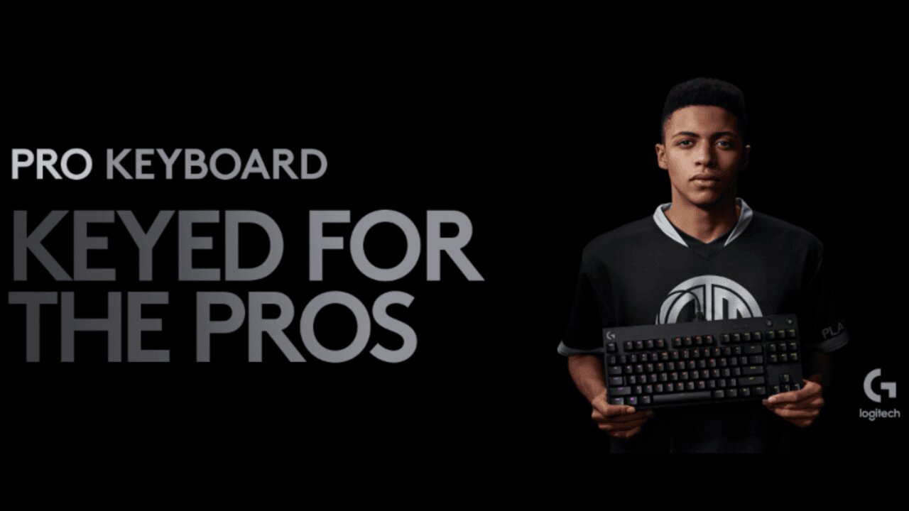 Logitech G PRO Mechanical Gaming Keyboard, Ultra Portable Tenkeyless Design