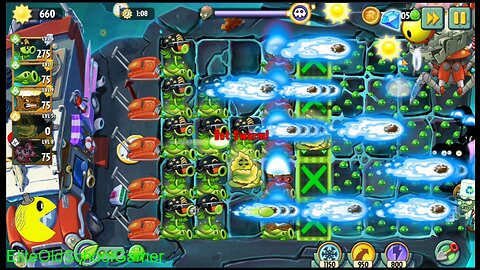 Plants vs Zombies 2 - Penny's Pursuit - Zomboss - Seedium Plant - Mega Gatling Pea - July 2023