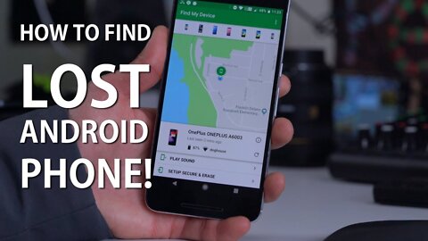 How to find and locate lost android phone with your google account