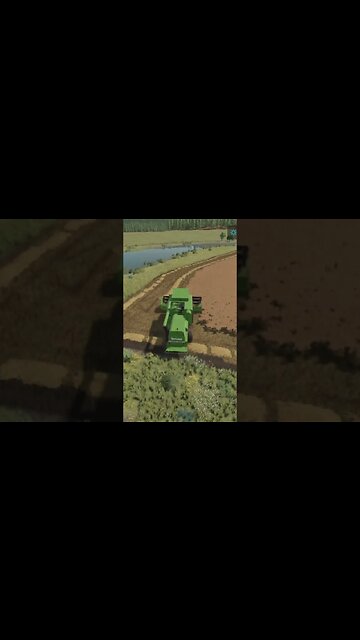 Harvest First Field Hinterland Farming Simulator 22 #shorts