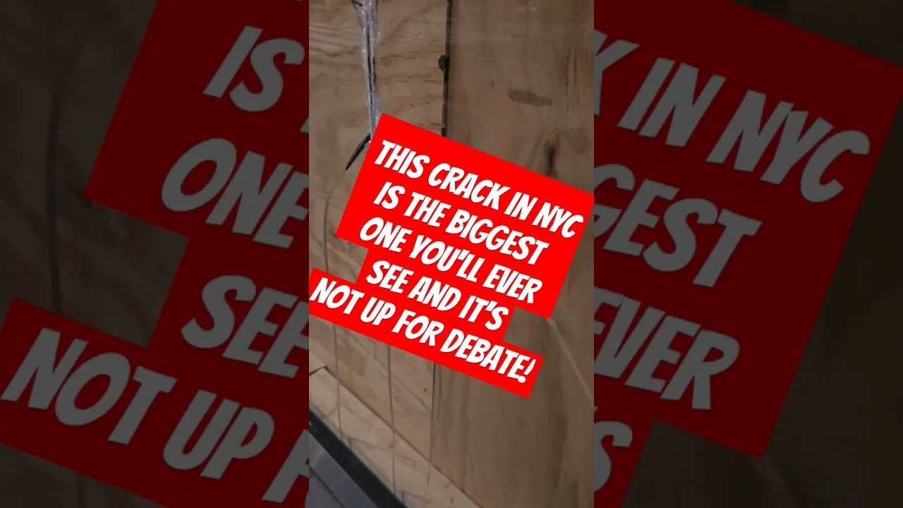 The biggest window crack ever. This is very dangerous and how did a business get away with this?
