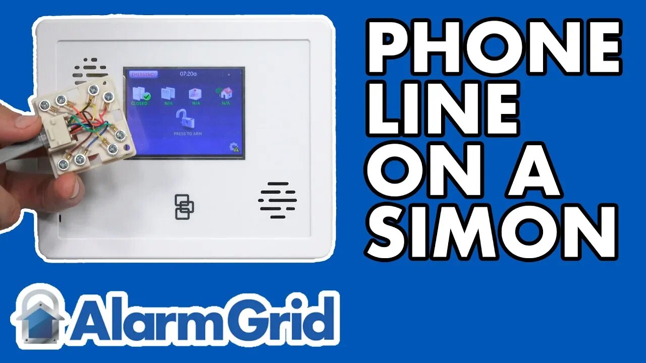 Using a Phone Line with an Interlogix Simon XTi & XTi-5 Alarm System