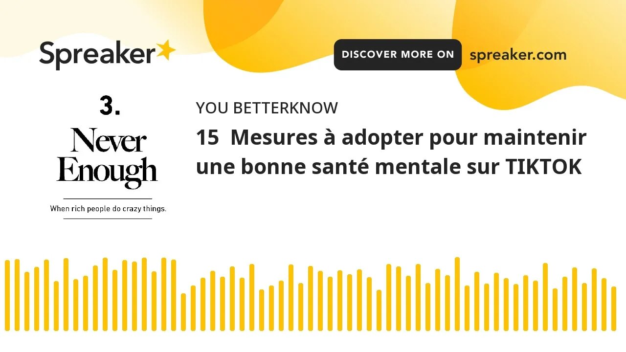 15 Mesures à adopter pour maintenir une bonne santé mentale sur TIKTOK