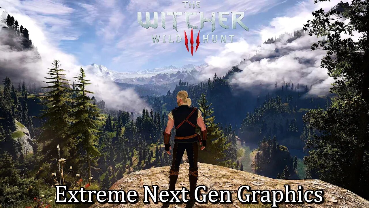 The Witcher 3 Extreme Next Gen Graphics Amazing Visuals RTX 4090 - Kaer Morhen - Raytracing 4K HDR