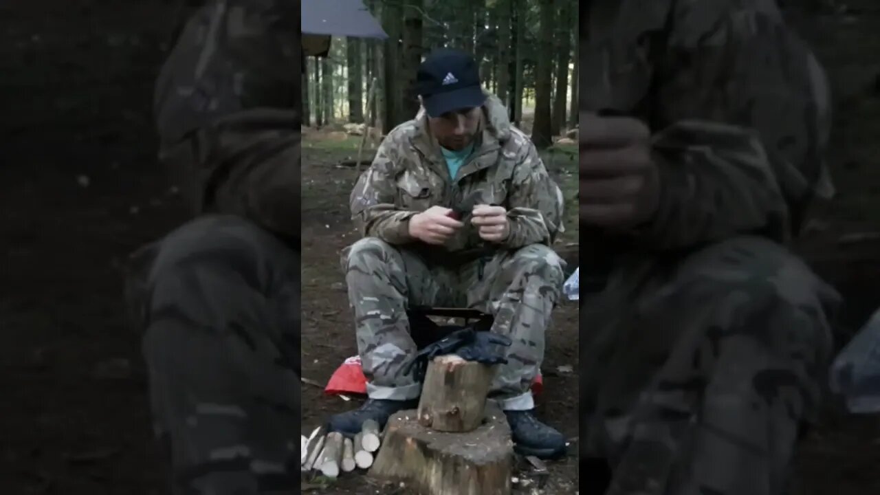 Mora knife. For making kindling