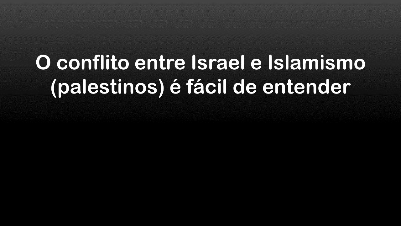 Entenda o conflito Israel vs Palestina/islamismo (Prager U)