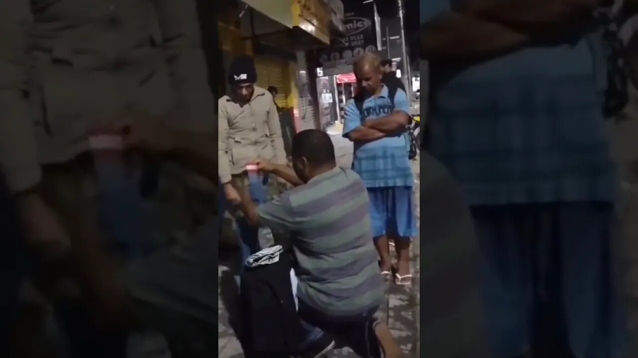 O vento estava forte