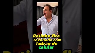Ratinho está chateado com ladrao de celular