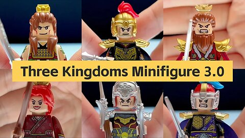 Lego Three Kingdoms Minifigure Season 3 Unofficial Lego Speed Build
