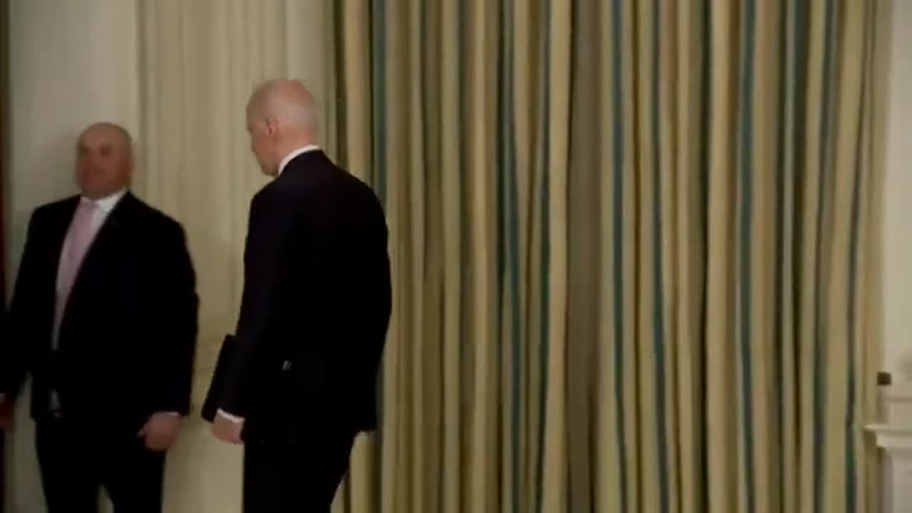 Biden Walks Away, Says He'll Answer Questions 'Next Week'