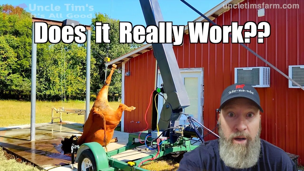 Turning a Boat Trailer into a Mobile Hydraulic Boom Crane: DIY Adventure! - Part 13 @UncleTimsFarm