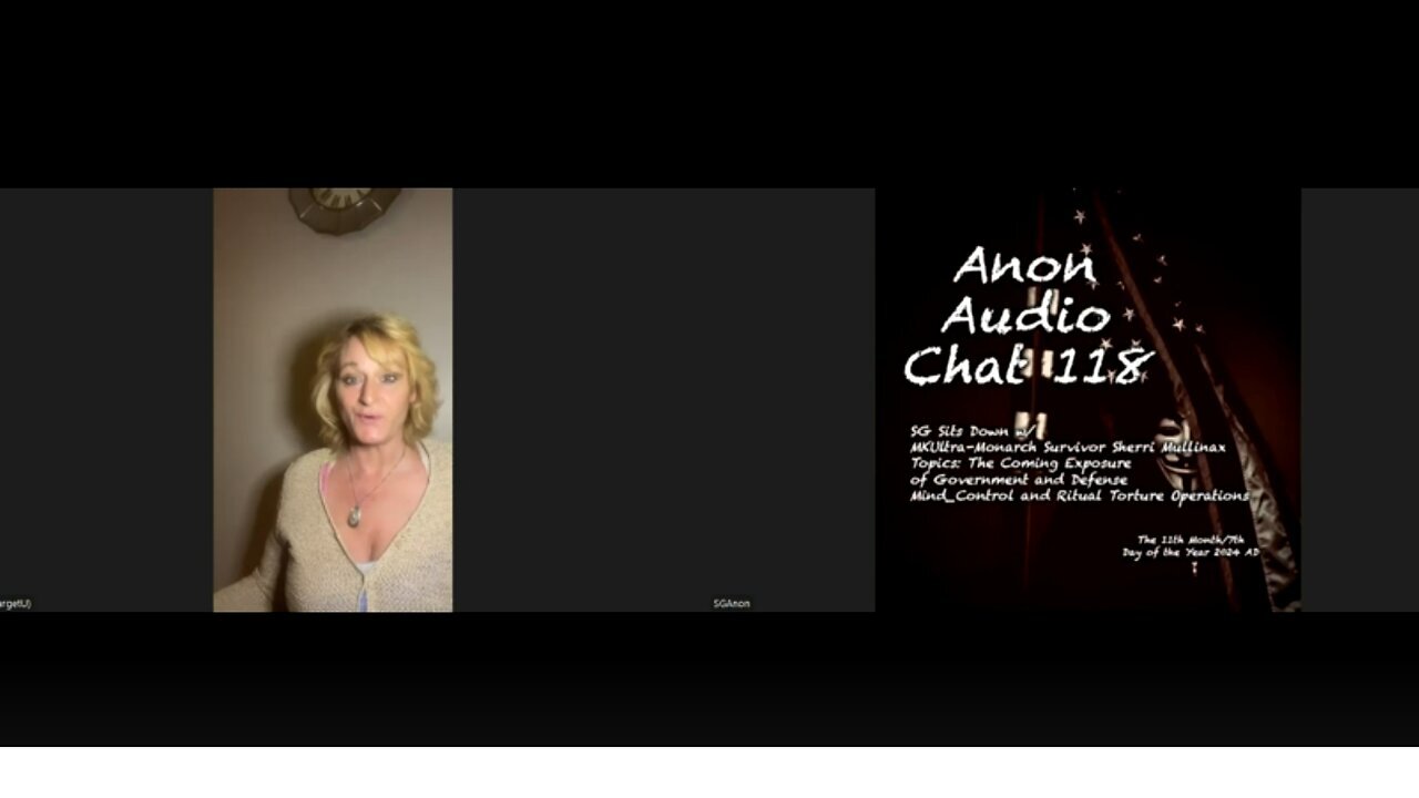 11/7 SG UPDATE : Survivor Sherri Mullinax: An American's Account of US Government-Sponsored Torture