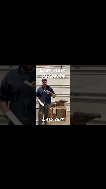 Projects from last night layout #knife #blacksmith #howto #diy #montana #metal