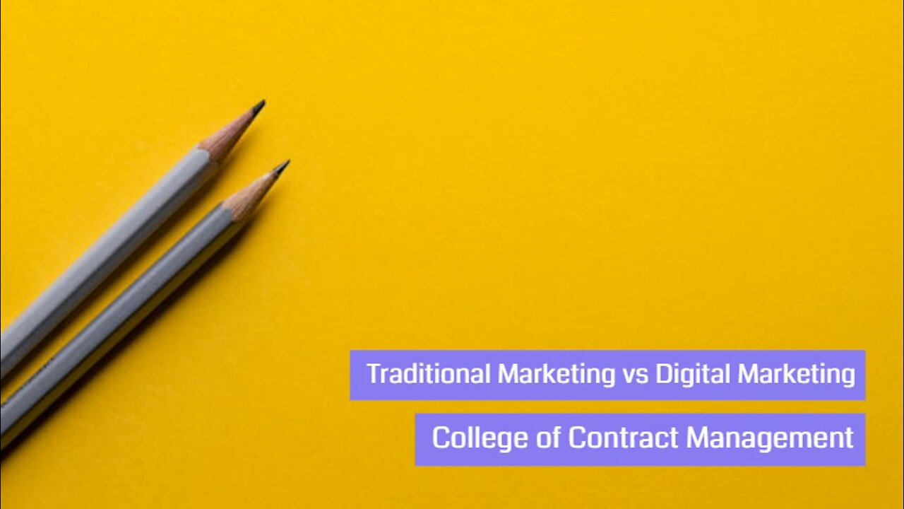 Traditional Marketing vs Digital Marketing