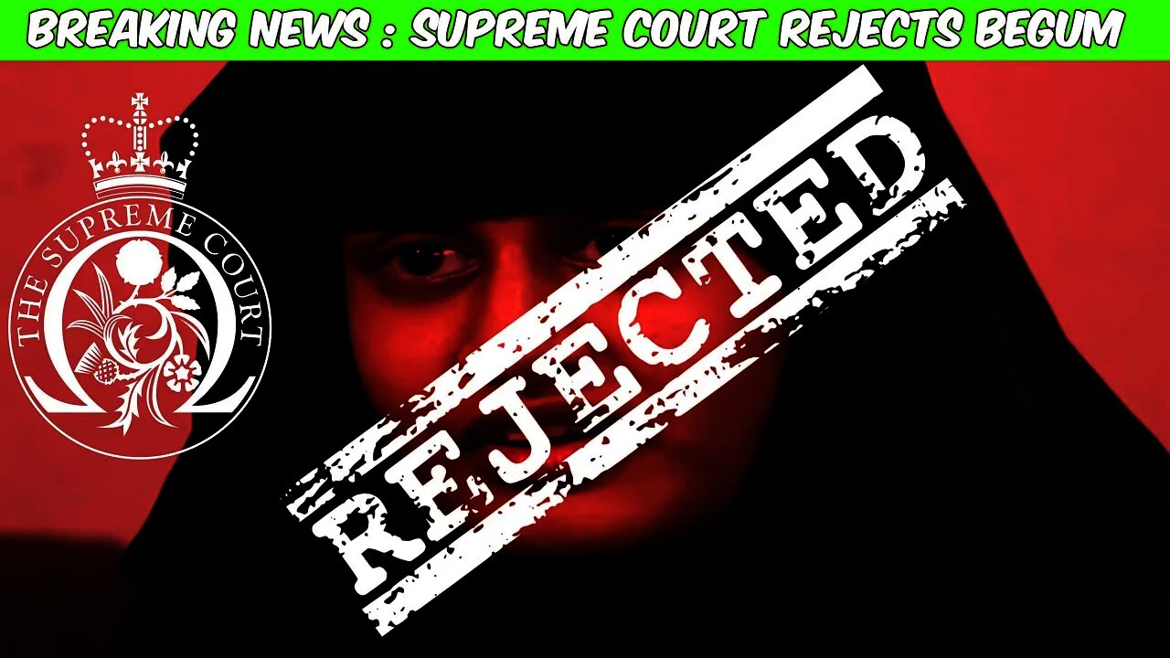 Breaking News : Shamima Begum's Return To The UK Rejected By The Supreme Court