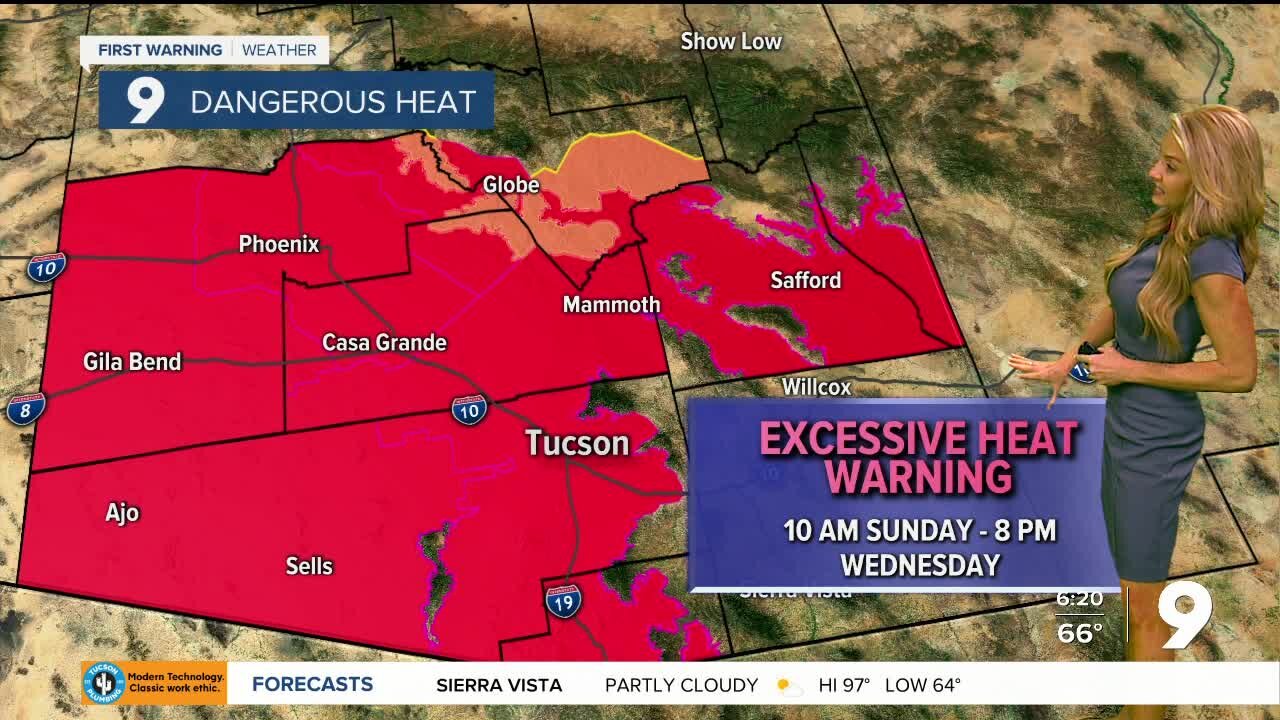 Extreme heat returns to the desert southwest