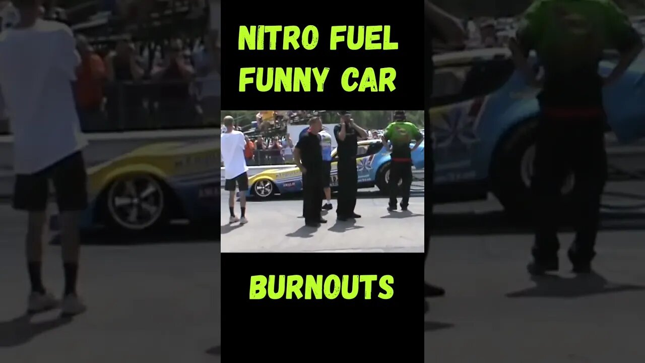 Old School Nitro Fuel Funny Car Burnouts! #shorts