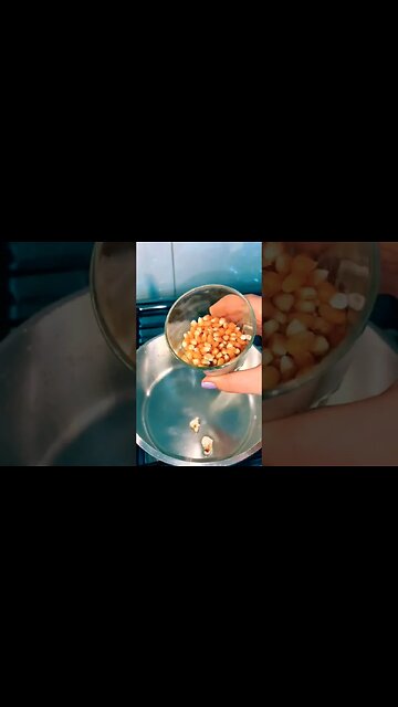 COMO FAZER PIPOCA SIMPLES E DELICIOSA 🍿😋 | Receitas #Shorts