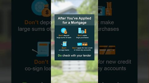 Best Practices After Applying for a Home Mortgage #knoxvillerealestate #realestate #homebuyers
