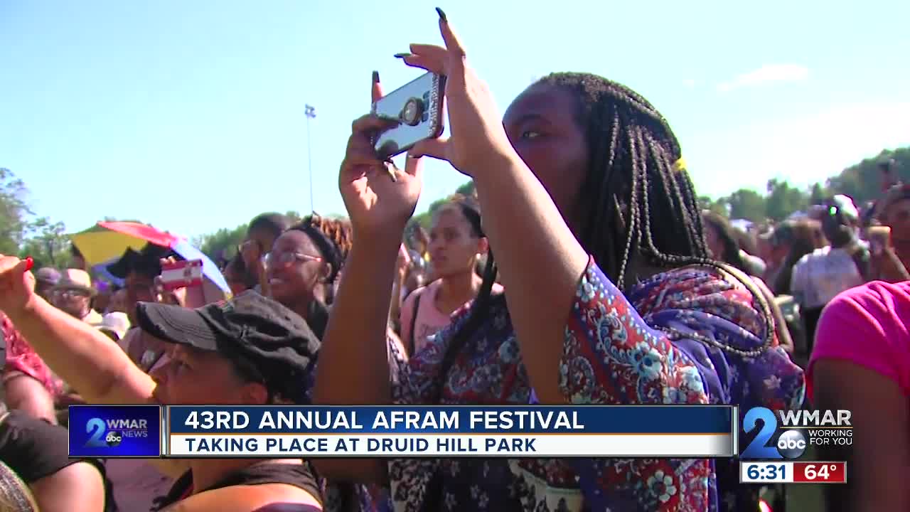 Hundreds attend 43rd annual AFRAM festival in Druid Hill Park