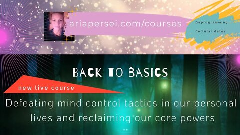 Back to Basics • defeating mind control tactics in our personal lives and reclaiming our core powers