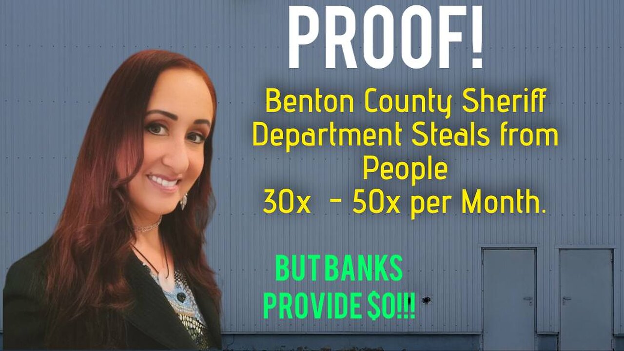 Benton County Sheriff Department Steals 30 to 50 cars/homes per month!