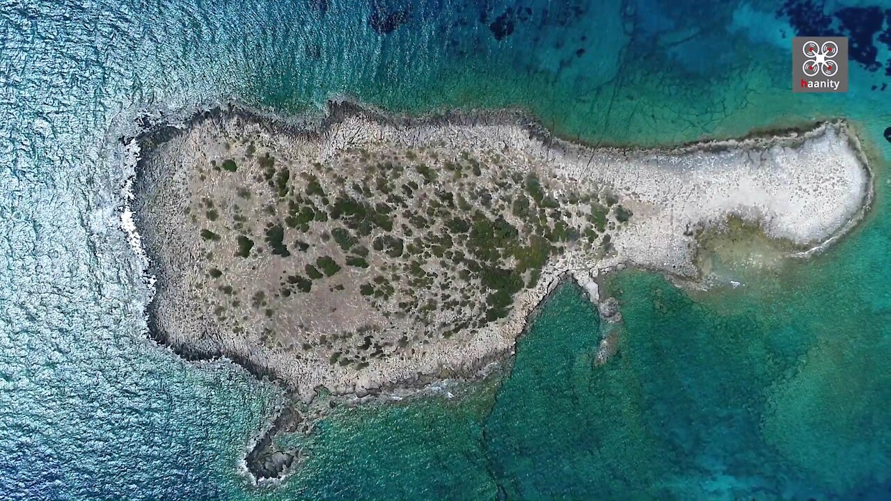 This islet in Greece ...oddly looks like Cyprus