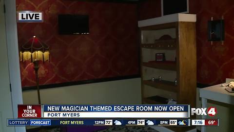 New magician themed escape room opens in Fort Myers