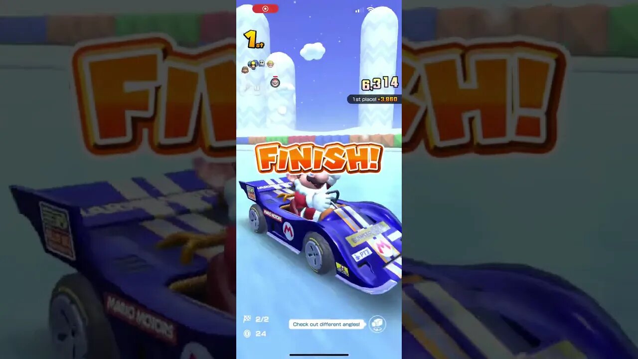 Mario Kart Tour - Mario (Santa) Gameplay (Holiday Tour Spotlight Shop Driver)