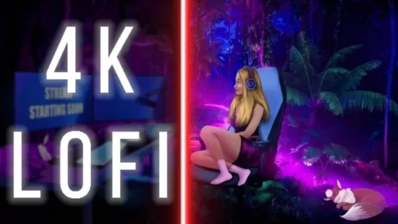 🎧 girl gaming at night "4K LoFi - gaming/girl/night 🔥 Best music mix -2022 🎶